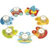 Goki 60727, Trenino di compleanno con candele, Multicolore