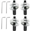 SODIAL 2X(Banca Ginninlo Estensione Albero Ardoriatore Stincometrio B6L6)6519