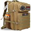 Zaino Crossfit | Zaino Tattico Militare 45L Impermeabile, Multitasche, per Pales