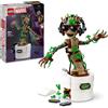 LEGO Marvel Groot Ballerino, Personaggio Giocattolo da Costruire con Funzione Da
