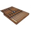 Italfama Scacchi Backgammon In Pelle Sintetica 48X48Cm Con Magazzino