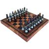 Italfama MEDIEVAL Set Da Scacchi, Dama E Backgammon 3 In 1, Dipinto A Mano