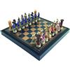 Italfama Crusaders Vs Saracens Scacchiera Dipinta A Mano 35cm Con Storage