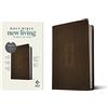 Tyndale Holy Bible: New Living Translation, Dark Brown Cross, Leatherlike, Premium Value Thinline, Filament Enabled