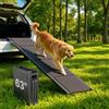 VEVOR Rampa per Cani per Auto 160 x 43,2 cm, Rampe Pieghevoli con Superficie in Tessuto Oxford Antiscivolo per Animali Domestici di Taglia Media e Grande Fino a 113 kg, per SUV e Camion