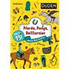 Duden Mach 10! Pferde, Ponys, Reitturnier - Ab 8 Jahren: Rätseln, Üben, Knobeln