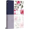 Origen Kids Biblia RVR 1960 letra grande. Tapa dura tela azul púrpura con flores tamaño manu al / Bible RVR 1960 Handy Size Hardcover Cloth with Purple Blue ... / Spanish Bible RVR 1960 Blue with Flowers