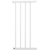 Safety 1st Estensione del cancello da 28 cm per cancelli per bambini con chiusura facile e automatica, estensione per cancelli delle scale, da sei mesi a due anni, bianco metallizzato