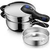 WMF Perfect Plus One Pot Schnellkochtopf-Set, 22 cm, 3 & 4,5 L, stapelbar, 1512001184 4000530725196