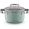 WMF Fusiontec Mineral Pro, Kochtopf mit Deckel, 16 cm, Eucalyptus Haze 3201114173 4000530760692