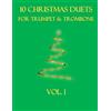 B C Dockery 10 Christmas Duets for Trumpet and Trombone (Tascabile)