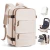 SZSYCN Zaino da Viaggio con Sottovuoto Ryanair 40x30x20 Sottovuoto con Pompa Borse da Cabina per Ryanair 40x20x25 Bagaglio a Mano Easyjet 45x36x20 Zaino Casual Borsa per Computer Portatile