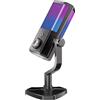 No 2X(Microfono RGB per Giochi, ESport, Streaming, USB, Computer, Voce, Karaok8855