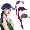 FVEILOV Bandana da donna con visiera parasole e sciarpa pre-legata, turbante per chemioterapia, 4 pezzi, taglia unica