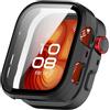 FTRONGRT Cover Compatibile con Huawei Watch Fit 5 Pro, PC + Pellicola Temperata, Antigraffio Custodia Protettiva. Nero