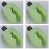 Carson 4 Supporti per Canna da Pesca, Plastica, Fluorescente, Universale, Antigraffio