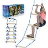 Jungle Ladder, Accessorio Jungle Line, Robusta Scala Di Corda Lunga 2,5 Metri, 6