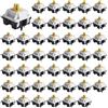 No 2X(Penguin 5 Pin 50gf Interruttore Tattile Silenzioso per Tastiere Meccani3558