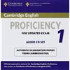 Cambridge English Proficiency 1 for Updated Exam Audio CDs (2): Authentic Examination Papers from Cambridge ESOL