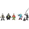 Fisher-Price Imaginext DC Super Friends - Batman Heroes & Villains Pack con Batman Robin Catwoman e Bane Mr. Freeze.