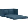 vidaXL Divano Letto da Terra 2 in 1 Blu 122x204x55 cm Velluto, Divano da Terra, Divano Letto, Divano a 2 posti, Letto da Terra, Letto da Giorno