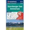 MAIRDUMONT KOMPASS Wanderkarte 180 Starnberger See, Ammersee 1:50.000: Wander- und Fahrradkarte in einem - inklusive Offline-Verwendung in der KOMPASS-App. Wander-& Radwege. Skitouren. Langlaufen.