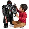 Fisher-Price Imaginext Star Wars - Darth Vader Robot, personaggio alto 61+ cm con spada laser, luci e suoni, include die-cast Stormtrooper, palla e dischi proiettili, 3+ anni, HXG51