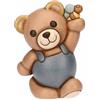 THUN Teddy primavera con ape in ceramica, medio
