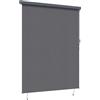 vidaXL Tenda a rullo vidaXL, antracite, 220 x 250 cm, tessuto e alluminio