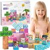 Woopie Blocchi Magnetici Cubi Magneti 86 Pezzi Puzzle Educativo 3D Montessori Set per Bambini 3+
