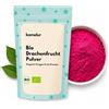 Kamelur 100g di pitaya polvere BIO - polvere di pitaya pink, frutta del drago liofilizzata e senza additivi - in confezione biodegradabile