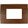 puntoluceled Placca in tecnopolimero compatibile con Vimar Arke 3 moduli Radica - Cornice frontale da incasso cassetta 503