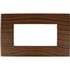 puntoluceled Placca in tecnopolimero compatibile con Vimar Arke 4 moduli Radica - Cornice frontale da incasso cassetta 504
