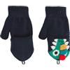 DU PAREIL...AU MEME Mezziguanti-muffole con animazione coccodrillo - Blu