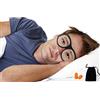 Okami Products Mascherina per occhi con occhi aperti di Okami - Divertente maschera per dormire, maschera da notte oscurante con sacchetto da viaggio incluso (per occhi maschili)