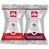 illy Caffè 100% Arabica confezioni da 100 capsule Iperespresso - 1x100 tostato classico + 1x100 tostato intenso