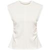 Only Onlmarie Life S/L Ruching Top Jrs Noos, Ballerino di Nuvola, S Donna