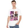 KPOP Demon Hunters Saja Boys Era Grid T-Shirt Unisex, Bianco, XL