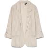 Vero Moda Women's VMJESMILO 3/4 Loose Wvn GA Noos Blazer, Silver Lining, S, Rivestimento Argento., S