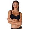 Lovable Reggiseno Senza Ferretto, Coppe Non Imbottite Senza Cuciture in Microfibra, Sostegno, Forma Seno Naturale, Art. 027O, My Daily Comfort Donna, Nero, 36 / 4D