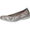 CAPRICE Ballerine da Donna in Pelle, Bianco (Offwhite/Silv.), 39 EU