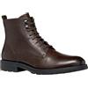 Geox Stivali da uomo U Redclif alla caviglia, vino, 46 EU