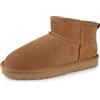 riemot Stivali Donna Classico Stivali Donna Invernali Mini Stivaletti In Vera Pelle Scamosciata Tronchetti Con Fodera In Pelliccia Boots Leggeri Antiscivolo Caldi Scarpe Invernali, 42 EU