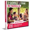 Smartbox - Cofanetto Regalo 3 Giorni e 2 cene in Famiglia - Idea Regalo per la Famiglia - 2 Notti con Colazione e 2 cene per 2 Adulti e 2 Bambini