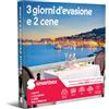 Smartbox - Cofanetto Regalo 3 Giorni d'evasione e 2 cene - Idea Regalo Gourmet - 2 Notti con Colazione e 2 cene per 2 Persone