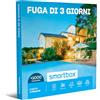 Smartbox - Fuga di 3 Giorni - Cofanetto Regalo Coppia, Un Soggiorno di 2 Notti per 2 Persone, Idee Regalo Originale, Taglia unica