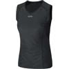 GORE Wear M Canottiera intima da donna GORE WINDSTOPPER, Taglia: 42, Colore: Nero