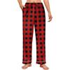 Ekouaer Pantaloni del Pigiama Donna con Tasche Pantaloni Lunghi Donna a Quadri per Casa Morbido Joggers Inverno, Stelle S