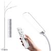YICAIZI Lampada da Terra LED 18W 1200LM con Telecomando - 4 Tonalità di Colore & 4 Livelli Luminosità Regolabile - Piantana da Lettura per Soggiorno, Camera da Letto, Ufficio