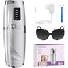 Mujigaga Luce Pulsata, Epilatore Luce Pulsata con Funzione di Raffreddamento, 999,900 Flashs IPL, Epilateur Laser avec 3 Livelli di Energia, per Donna e Uomo, pour Ascelle,Viso, Tutto il Corpo